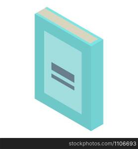 School book icon. Isometric of school book vector icon for web design isolated on white background. School book icon, isometric style