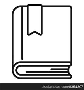 School book mark icon outline vector. Favorite bookmark. Template button. School book mark icon outline vector. Favorite bookmark