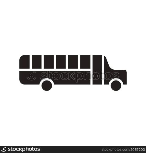 school bus icon vector design templates white on background
