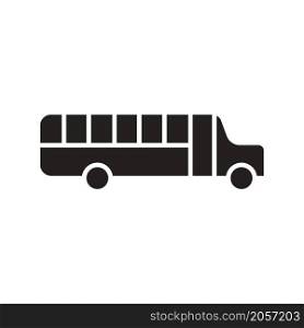 school bus icon vector design templates white on background
