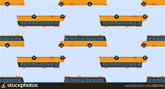 School bus seamless pattern vector.. School bus seamless pattern vector. School pattern background.