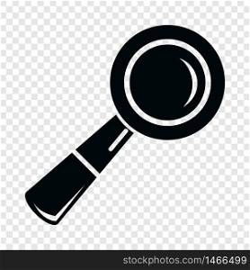 School loupe icon. Simple illustration of school loupe vector icon for web. School loupe icon, simple black style