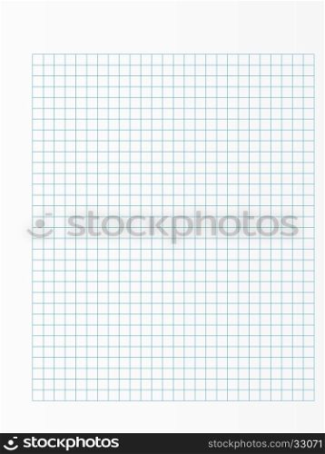 School notebook paper sheet. Exercise book page background. Squared notepad backdrop. School notebook paper sheet. Exercise book page background. Squared notepad backdrop. Vector illustration