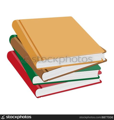 school stationery items for education flat icon vector illustration isolated on white background