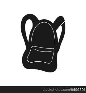 schoolbag logo stock illustration design