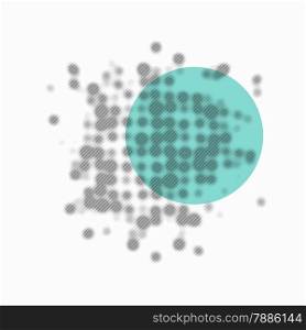 Science Abstract Background with Blurred Dots Composition