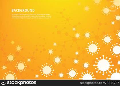 science background , Coronavirus background COVID-19 vector illustration EPS10