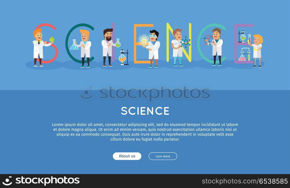 Science Banner. Science Alphabet.. Science banner. Science alphabet