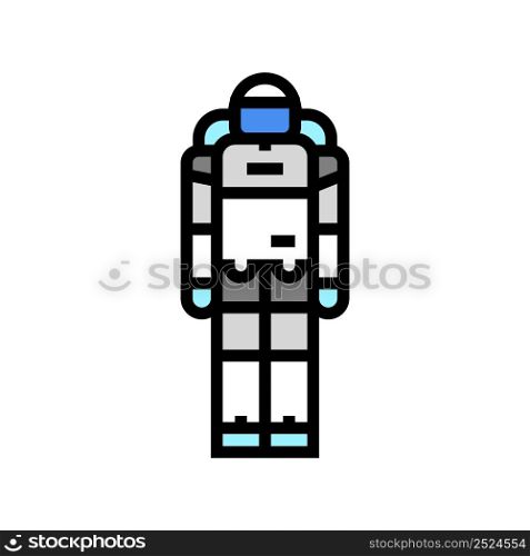 science robot color icon vector. science robot sign. isolated symbol illustration. science robot color icon vector illustration
