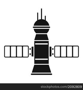 Science space station icon simple vector. Mars exploration. International space station. Science space station icon simple vector. Mars exploration