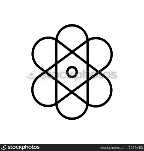 Science symbol.Technology abstract. Round logo. Vector illustration. stock image. EPS 10.. Science symbol.Technology abstract. Round logo. Vector illustration. stock image. 