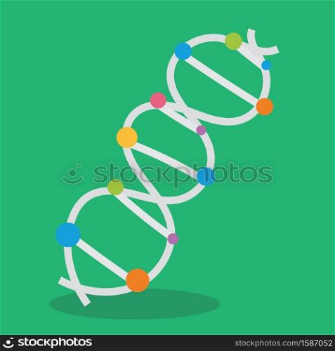 scientist, girl, DNA, 06, Vector, illustration, cartoon, graphic, vector