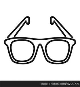 Scientist glasses icon outline vector. Lab research. Medical science. Scientist glasses icon outline vector. Lab research