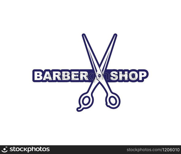 scissor icon logo vector icon template