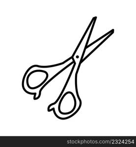 Scissor line icon