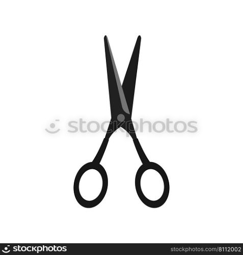 scissor logo stock illustration design