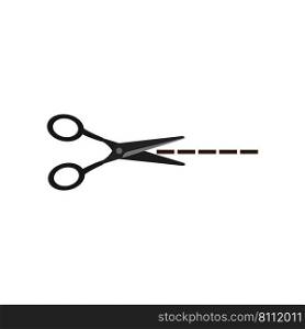 scissor logo stock illustration design