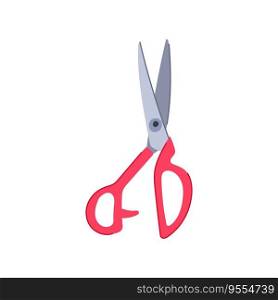 scissor scissor cartoon. line paper, symbol silhouette, black tailor scissor scissor sign. isolated symbol vector illustration. scissor scissor cartoon vector illustration