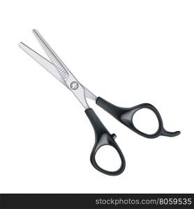 Scissors. Hair dressing scissors isolated on white background