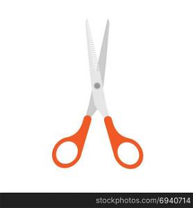 Scissors hair vector salon barber icon haircut logo design illustration. Style isolated cut beauty background hairdresser tool