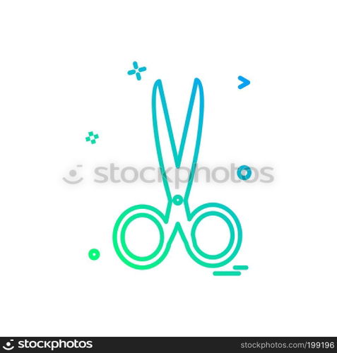Scissors Icon design vector