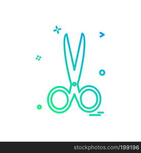 Scissors Icon design vector
