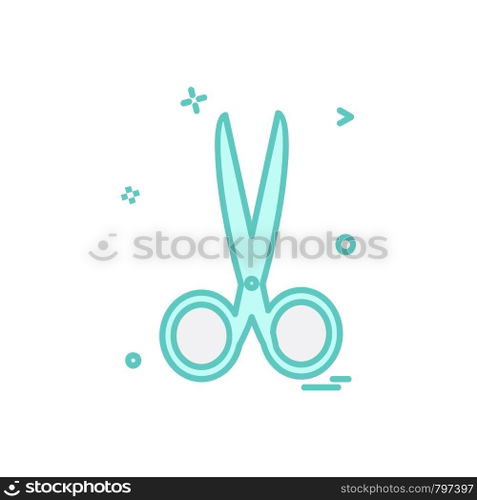 Scissors Icon design vector