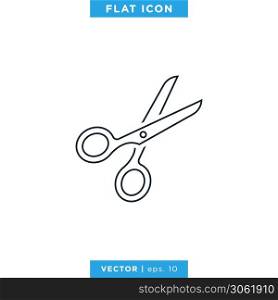 Scissors Icon Vector Design Template