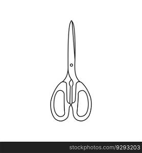 scissors icon vector illustration simple design