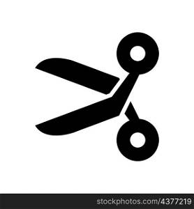 scissors icon vector solid style