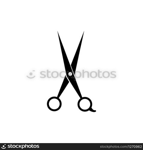 scissors illustration icon logo vector