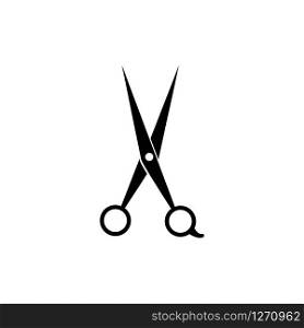 scissors illustration icon logo vector