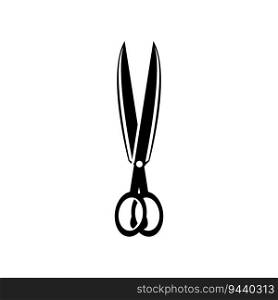 Scissors Logo, Shaver Vector, Simple Barber Shop Design, Icon, Background, Symbol, Template