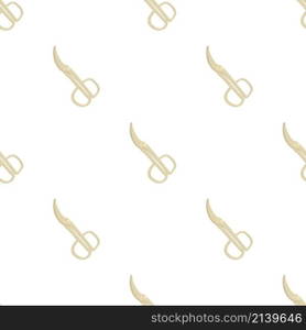 Scissors pattern seamless background texture repeat wallpaper geometric vector. Scissors pattern seamless vector