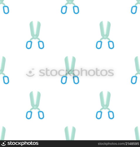 Scissors pattern seamless background texture repeat wallpaper geometric vector. Scissors pattern seamless vector