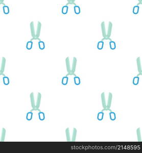Scissors pattern seamless background texture repeat wallpaper geometric vector. Scissors pattern seamless vector