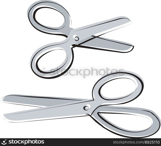 Scissors vector image