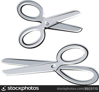 Scissors vector image