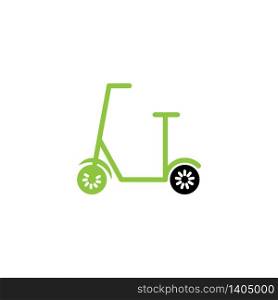 Scooter icon, illustration design template
