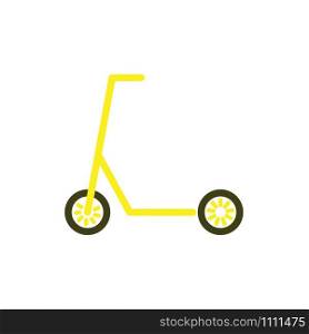 scooter icon, ilustration design template