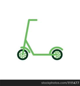 scooter icon, ilustration design template