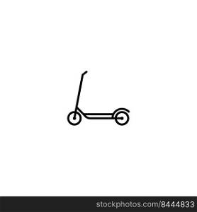 scooter icon symbol design illustration logo template