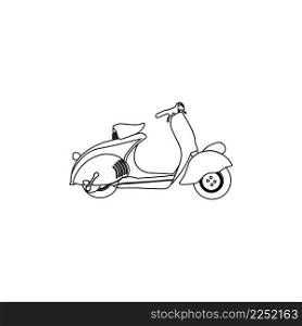 scooter icon vector illustration design template.