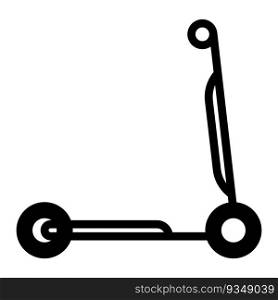 scooter icon vector illustration logo deisgn