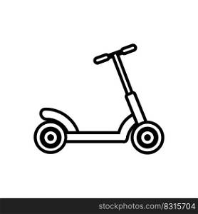 scooter icon vector illustration symbol design
