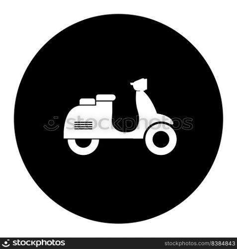 scooter motorbike logo vector illustration design
