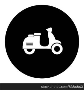 scooter motorbike logo vector illustration design