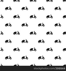 Scooter pattern. Simple illustration of scooter vector pattern for web. Scooter pattern, simple style