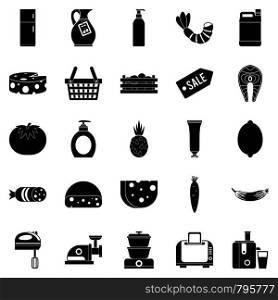 Score icons set. Simple set of 25 score vector icons for web isolated on white background. Score icons set, simple style