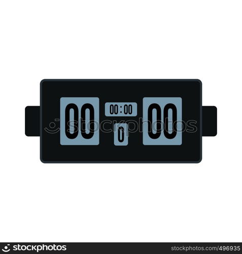 Scoreboard flat icon isolated on white background. Scoreboard flat icon